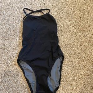 black speedo swimsuit